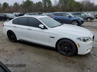 2015 BMW 5 Series 550i with VIN WBAKN9C56FD682337, listed as a Copart auction lot 44209865 with 115,956 mi miles and Clean title. Bid and sale history available at DreamBid. Image 4.