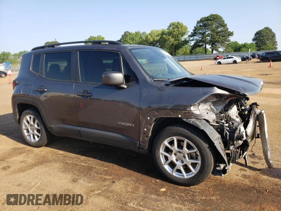 2021 Jeep Renegade Latitude with VIN ZACNJCBB8MPN10063, listed as a Copart auction lot 52329315 with 55,326 mi miles and Salvage title. Bid and sale history available at DreamBid. Image 4.