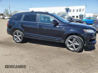 2014 Audi Q7 z VIN WA1DMCFE3ED008419, wystawiony jako Copart lot #56144315 z przebiegiem Nie podano mil oraz Szkoda całkowita • Salvage title. Historia ofert i sprzedaży dostępna na DreamBid. Obrazek 4.