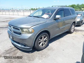 2011 Dodge Durango Crew with VIN 1D4SE4GT5BC639156, listed as a IAAI auction lot 42147490 with 204,285 mi miles and . Bid and sale history available at carsss.com. Image 2.