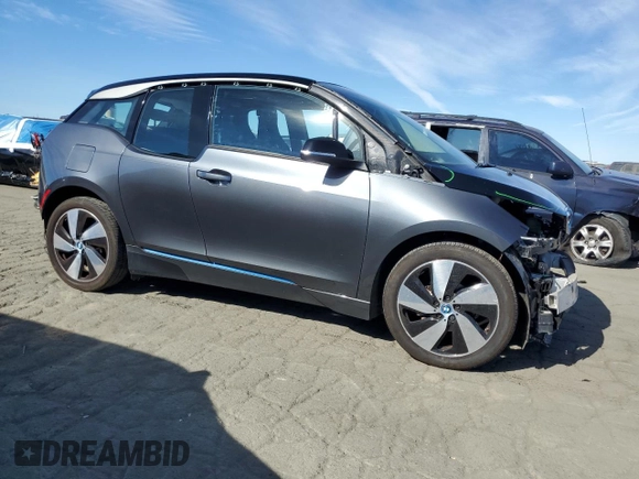2021 BMW i3 with VIN WBY8P2C01M7H98318, listed as a Copart auction lot 76525254 with 26,276 mi miles and Salvage Title. Bid and sale history available at carsss.com. Image 4.
