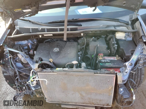 2017 Toyota Sienna LE with VIN 5TDJZ3DC8HS148910, listed as a Copart auction lot 47070465 with 87,024 mi miles and Salvage Title. Bid and sale history available at carsss.com. Image 12.