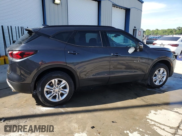 2022 Chevrolet Blazer LT with VIN 3GNKBCR45NS215410, listed as a Copart auction lot 57513545 with 19,542 mi miles and Salvage title. Bid and sale history available at DreamBid. Image 3.