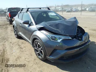 2019 Toyota C-HR XLE with VIN JTNKHMBX4K1025527, listed as a IAAI auction lot 41807738 with 64,505 mi miles and . Bid and sale history available at DreamBid. Image 1.