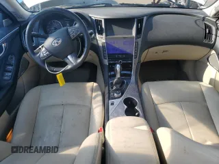 2017 Infiniti Q50 Premium with VIN JN1EV7AR1HM833083, listed as a Copart auction lot 58192595 with 140,939 mi miles and Clean title. Bid and sale history available at DreamBid. Image 8.