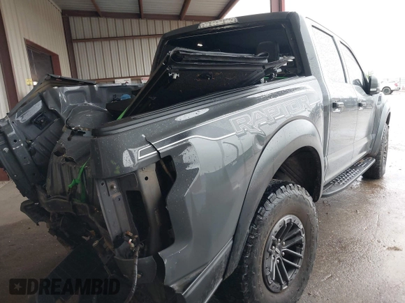 2020 Ford F-150 Raptor with VIN 1FTFW1RG3LFB74922, listed as a IAAI auction lot 41953753 with 93,780 mi miles and . Bid and sale history available at carsss.com. Image 4.