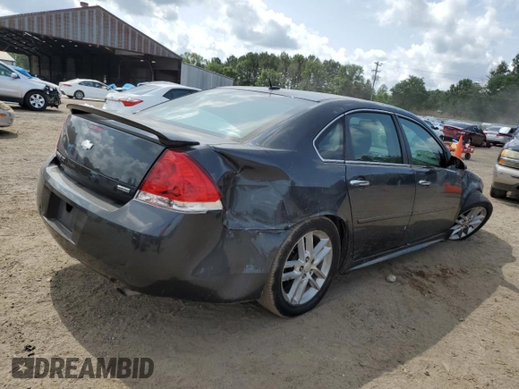 2014 Chevrolet Impala LTZ with VIN 2G1WC5E36E1147252, listed as a Copart auction lot 59480795 with 158,609 mi miles and Salvage title. Bid and sale history available at DreamBid. Image 3.