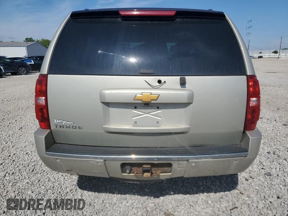 2014 Chevrolet Tahoe LTZ with VIN 1GNSKCE03ER201981, listed as a Copart auction lot 56421125 with 173,710 mi miles and Salvage title. Bid and sale history available at DreamBid. Image 6.