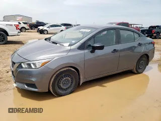 2021 Nissan Versa S with VIN 3N1CN8DV0ML907149, listed as a Copart auction lot 58723275 with 124,519 mi miles and Salvage title. Bid and sale history available at DreamBid. Image 1.