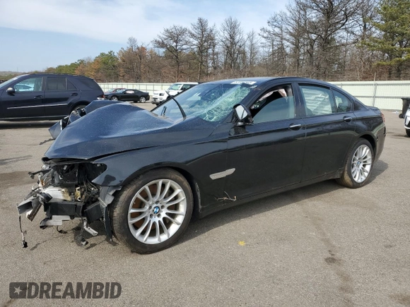 2015 BMW 7 Series 750i xDrive with VIN WBAYB6C59FD965994, listed as a Copart auction lot 53994545 with 119,929 mi miles and Salvage Title. Bid and sale history available at carsss.com. Image 1.