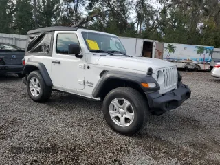 2020 Jeep Wrangler Sport with VIN 1C4GJXAG4LW210506, listed as a Copart auction lot 81745024 with 28,863 mi miles and Salvage title. Bid and sale history available at DreamBid. Image 4.