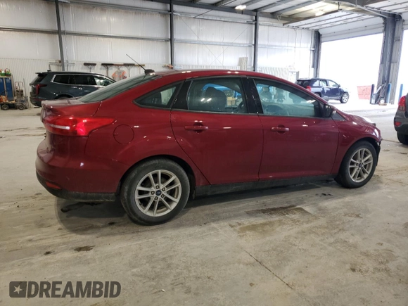 2017 Ford Focus SE with VIN 1FADP3F26HL219505, listed as a Copart auction lot 51641645 with 70,543 mi miles and Salvage Title. Bid and sale history available at carsss.com. Image 3.