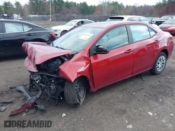 2018 Toyota Corolla L with VIN 2T1BURHEXJC991572, listed as a IAAI auction lot 42076522 with 38,905 mi miles and . Bid and sale history available at DreamBid. Image 18.