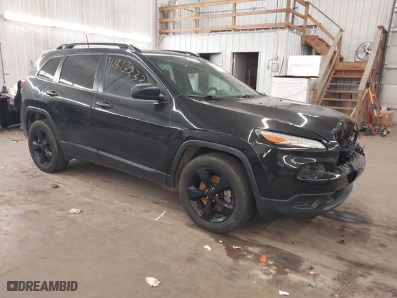 2016 Jeep Cherokee Sport with VIN 1C4PJMAB3GW375360, listed as a IAAI auction lot 41813233 with 100,780 mi miles. Bid and sale history available at carsss.com. Image 1.