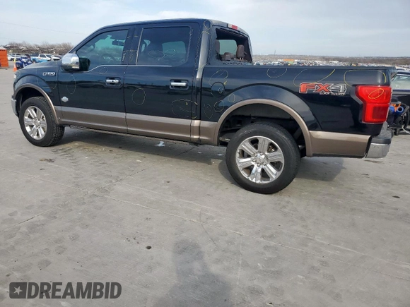 2020 Ford F-150 XL with VIN 1FTEW1E47LFC04396, listed as a Copart auction lot 48570105 with 97,411 mi miles and Salvage Title. Bid and sale history available at DreamBid. Image 2.