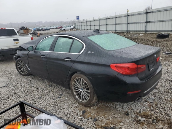 2018 BMW 5 Series 530e xDrive with VIN WBAJB1C56JB085246, listed as a Copart auction lot 43866375 with Not Provided miles and Salvage Title. Bid and sale history available at DreamBid. Image 2.
