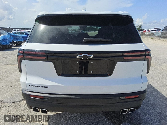 2024 Chevrolet Traverse FWD LS with VIN 1GNEREKSXRJ244535, listed as a Copart auction lot 61941725 with 317 mi miles and Clean title. Bid and sale history available at DreamBid. Image 6.