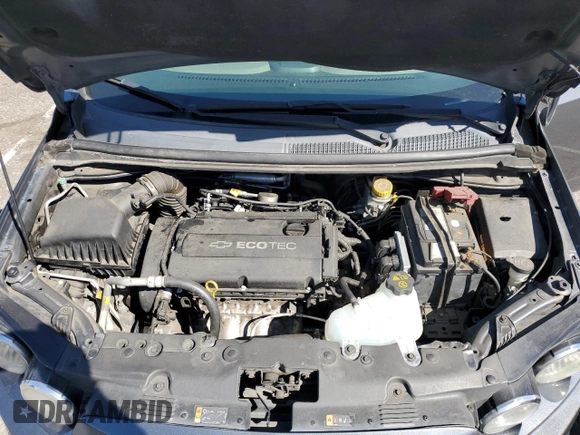 2012 Chevrolet Sonic LT with VIN 1G1JD5SH7C4187798, listed as a Copart auction lot 49811815 with 150,763 mi miles and Salvage title. Bid and sale history available at DreamBid. Image 12.