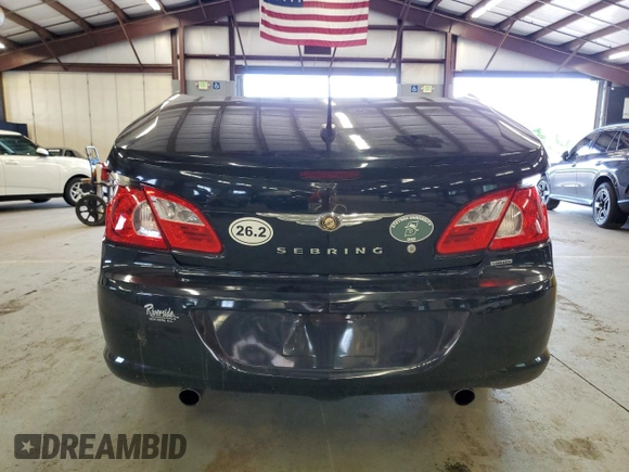 2008 Chrysler Sebring Limited with VIN 1C3LC65M08N637850, listed as a Copart auction lot 61598015 with 74,283 mi miles and Salvage title. Bid and sale history available at DreamBid. Image 6.
