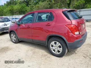 2015 Chevrolet Trax LS z VIN KL7CJKSB7FB121185, wystawiony jako Copart lot #56323205 z przebiegiem 123 440 mil mil oraz Czysty tytuł • Clean title. Historia ofert i sprzedaży dostępna na DreamBid. Obrazek 2.