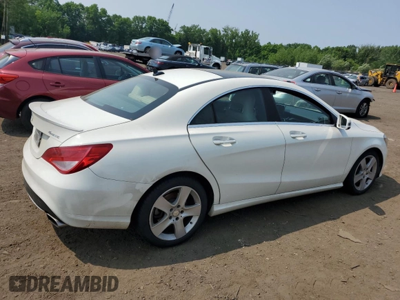 2016 Mercedes-Benz CLA 250 z VIN WDDSJ4GB5GN394201, wystawiony jako Copart lot #59916925 z przebiegiem 135 253 mil mil oraz Czysty tytuł • Clean title. Historia ofert i sprzedaży dostępna na DreamBid. Obrazek 3.