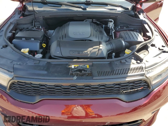 2021 Dodge Durango R/T with VIN 1C4SDHCT5MC626875, listed as a Copart auction lot 75697474 with 46,264 mi miles and Salvage Title. Bid and sale history available at DreamBid. Image 13.