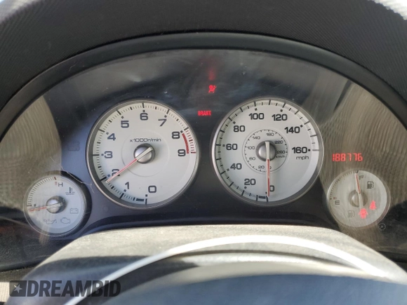 2006 Acura RSX Type-S Leather with VIN JH4DC53066S021223, listed as a Copart auction lot 55847755 with 188,776 mi miles and Clean Title. Bid and sale history available at carsss.com. Image 9.