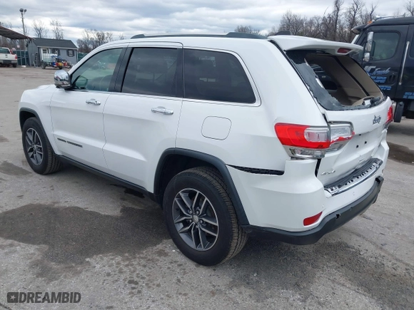 2018 Jeep Grand Cherokee Limited with VIN 1C4RJFBG5JC450521, listed as a IAAI auction lot 41741322 with 63,833 mi miles. Bid and sale history available at carsss.com. Image 3.