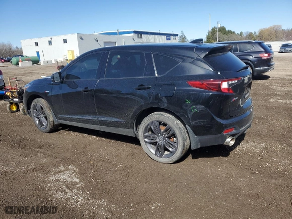 2019 Acura RDX w/A-Spec Pkg with VIN 5J8TC2H67KL802802, listed as a Copart auction lot 50024675 with 0 mi miles and Clean Title. Bid and sale history available at carsss.com. Image 2.
