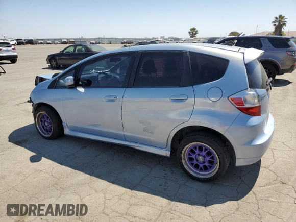 2010 Honda Fit Sport with VIN JHMGE8H49AC011812, listed as a Copart auction lot 60341615 with 187,428 mi miles and Salvage title. Bid and sale history available at DreamBid. Image 2.