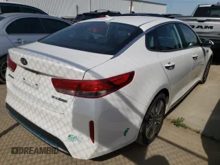2017 Kia Optima EX z VIN KNAGV4LD2H5011454, wystawiony jako Copart lot #48022875 z przebiegiem 157 087 mil mil oraz Czysty tytuł • Clean title. Historia ofert i sprzedaży dostępna na DreamBid. Obrazek 3.