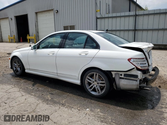 2013 Mercedes-Benz C 300 Sport with VIN WDDGF8AB9DG080980, listed as a Copart auction lot 59307245 with 195,178 mi miles and Salvage title. Bid and sale history available at DreamBid. Image 2.