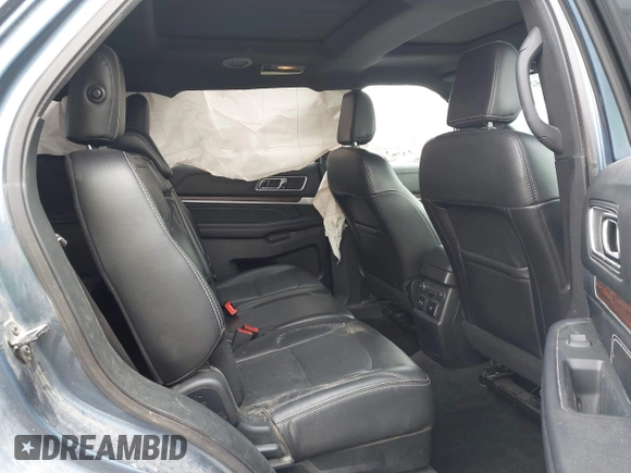 2018 Ford Explorer Limited with VIN 1FM5K8F89JGA43557, listed as a IAAI auction lot 42007090 with 82,087 mi miles and . Bid and sale history available at carsss.com. Image 8.