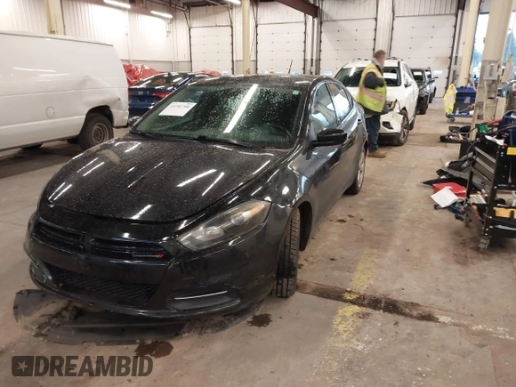 2015 Dodge Dart SXT with VIN 1C3CDFBB3FD251488, listed as a IAAI auction lot 41182708 with 115,184 mi miles. Bid and sale history available at carsss.com. Image 2.