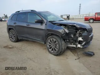 2021 Jeep Cherokee 80th Anniversary with VIN 1C4PJMMX8MD183270, listed as a Copart auction lot 85880334 with 43,225 mi miles and Salvage title. Bid and sale history available at DreamBid. Image 4.