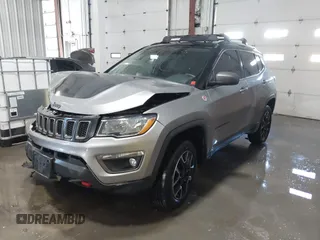 2019 Jeep Compass Trailhawk with VIN 3C4NJDDB9KT765459, listed as a IAAI auction lot 41319891 with 83,860 mi miles and . Bid and sale history available at carsss.com. Image 19.