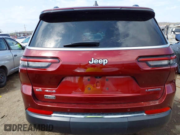 2022 Jeep Grand Cherokee Limited с VIN 1C4RJKBG4N8506269, выставлен на аукционе IAAI как лот 41892578 с пробегом 56 133 миль миль и . История ставок и продаж доступна на DreamBid. Изображение 17.