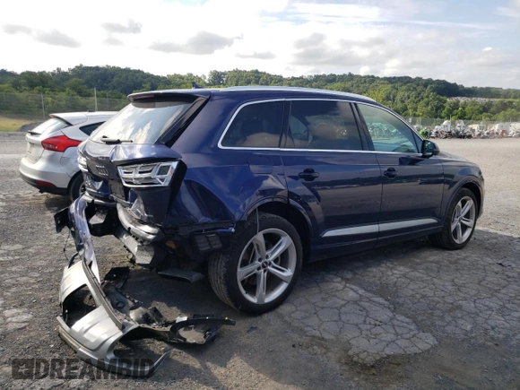 2019 Audi Q7 Prestige with VIN WA1VAAF7XKD032862, listed as a Copart auction lot 63205755 with 79,556 mi miles and Salvage title. Bid and sale history available at DreamBid. Image 3.