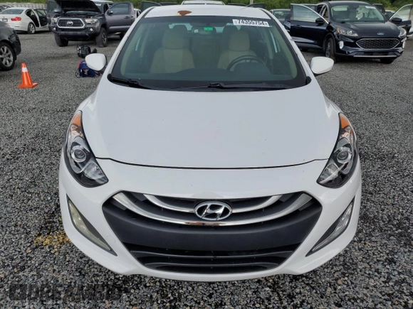 2013 Hyundai Elantra GT with VIN KMHD35LE1DU043320, listed as a Copart auction lot 74355754 with 133,897 mi miles and Salvage Title. Bid and sale history available at carsss.com. Image 5.