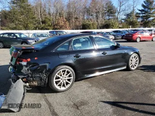 2017 Audi A6 Premium Plus with VIN WAUG8AFCXHN047689, listed as a Copart auction lot 43211325 with 130,169 mi miles and Salvage Title. Bid and sale history available at carsss.com. Image 3.