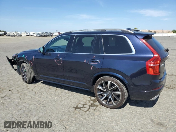 2019 Volvo XC90 Momentum with VIN YV4A22PK7K1425842, listed as a Copart auction lot 62583485 with 74,465 mi miles and Salvage title. Bid and sale history available at DreamBid. Image 2.