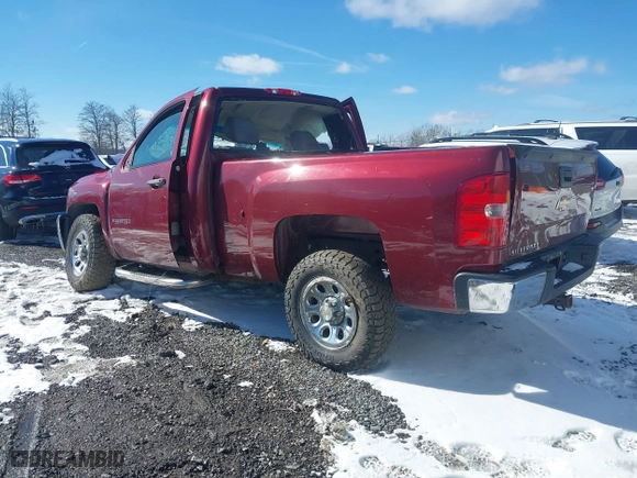 2013 Chevrolet Silverado 1500 Work Truck with VIN 1GCNKPEX2DZ344817, listed as a IAAI auction lot 41581439 with 45,848 mi miles. Bid and sale history available at carsss.com. Image 3.