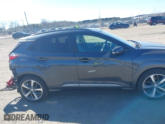 2021 Hyundai Kona Ultimate with VIN KM8K5CA51MU730340, listed as a IAAI auction lot 41662900 with 63,660 mi miles and . Bid and sale history available at carsss.com. Image 14.