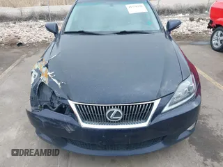 2009 Lexus IS with VIN JTHCK262495034890, listed as a IAAI auction lot 41778120 with 191,758 mi miles. Bid and sale history available at carsss.com. Image 12.