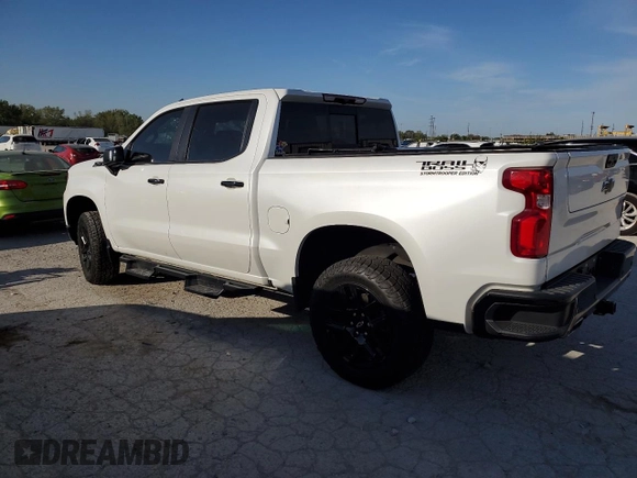2022 Chevrolet Silverado 1500 LT Trail Boss with VIN 3GCUDFEL2NG661169, listed as a Copart auction lot 73760814 with Not Provided miles and Salvage Title. Bid and sale history available at DreamBid. Image 2.