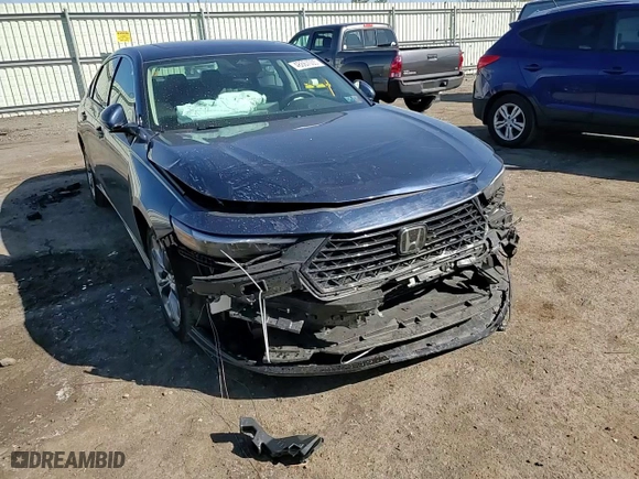 2023 Honda Accord Hybrid EX-L with VIN 1HGCY2F60PA047564, listed as a Copart auction lot 48667005 with 18,900 mi miles and Salvage Title. Bid and sale history available at carsss.com. Image 11.