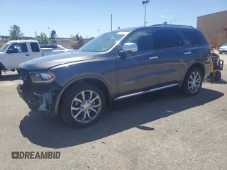 2016 Dodge Durango Citadel Anodized Platinum with VIN 1C4SDJET6GC467972, listed as a Copart auction lot 50629314 with 119,114 mi miles and . Bid and sale history available at DreamBid. Image 1.