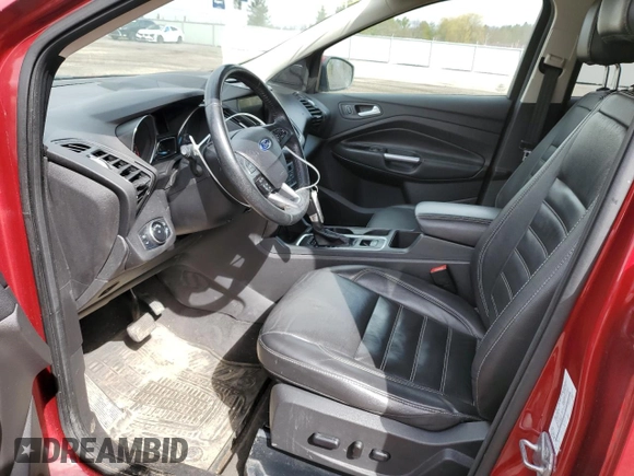 2017 Ford Escape Titanium with VIN 1FMCU9J98HUB68357, listed as a Copart auction lot 53839855 with 252,398 mi miles and Clean Title. Bid and sale history available at carsss.com. Image 7.
