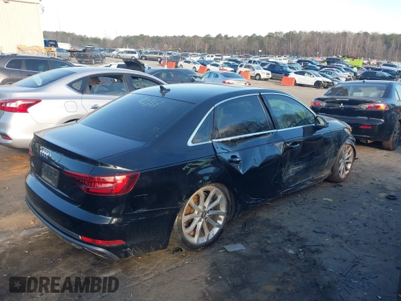 2019 Audi A4 Premium z VIN WAUGMAF41KN004404, wystawiony jako IAAI lot #41649137 z przebiegiem 68 076 mil mil oraz . Historia ofert i sprzedaży dostępna na DreamBid. Obrazek 4.