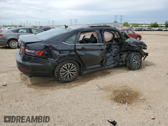 2021 Volkswagen Jetta S with VIN 3VWC57BU3MM008391, listed as a Copart auction lot 58409995 with 100,696 mi miles and Non repairable. Bid and sale history available at DreamBid. Image 3.